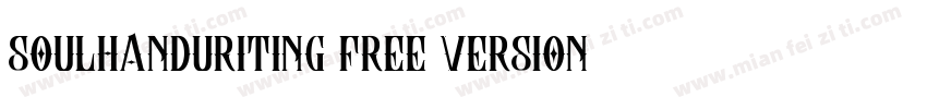 soulhanduriting free version字体转换